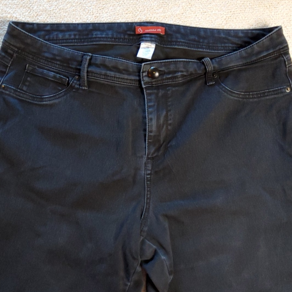 Dress Barn Faded Black Jeans Ladies 18